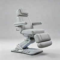 Height Adjustable Electric Massage Chair With Leg Support